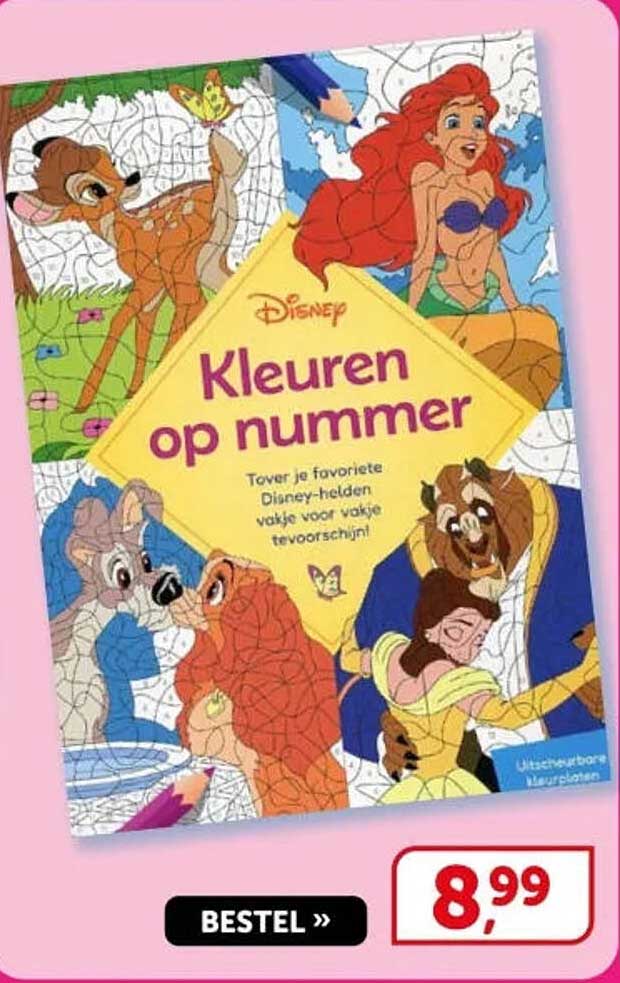 Disney Kleuren op nummer