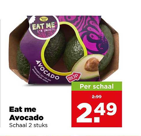 Eat me Avocado Schaal 2 stuks