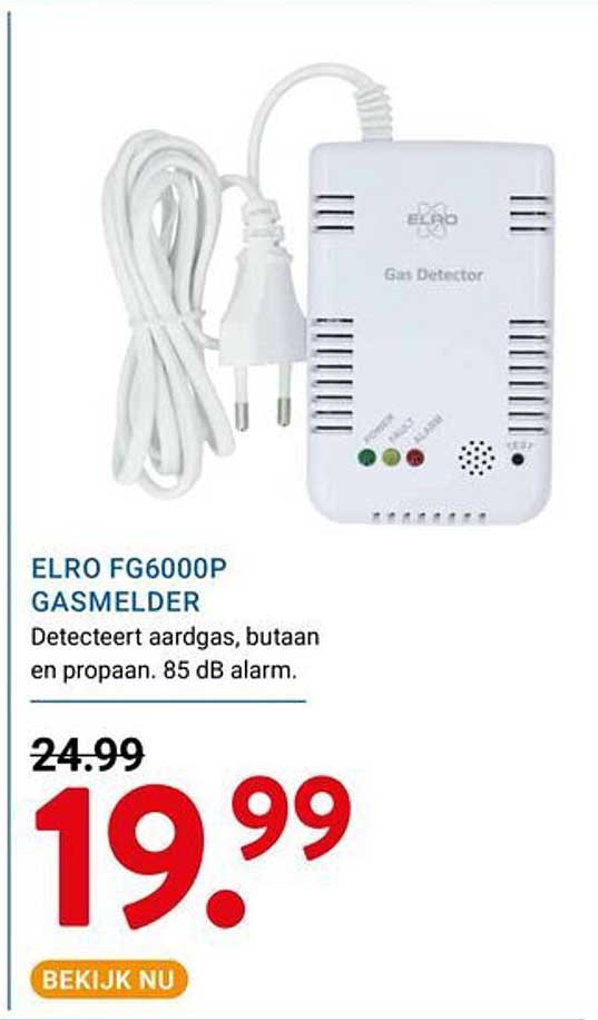 ELRO FG6000P GASMELDER