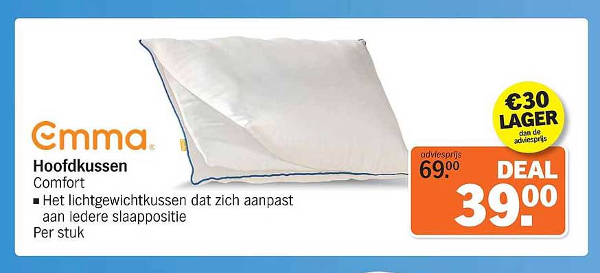 Emma Hoofdkussen Comfort