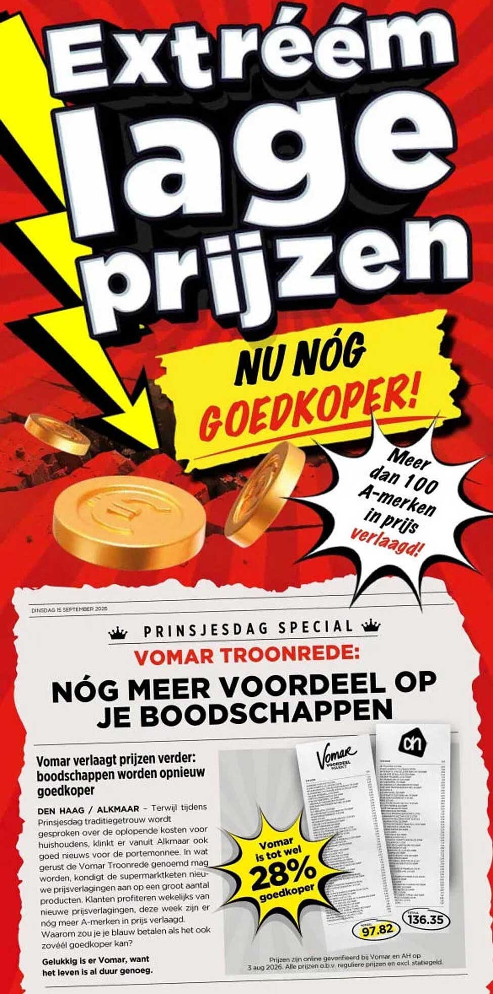 Extreem lage prijzen