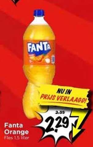 Fanta Orange Fles 1,5 liter