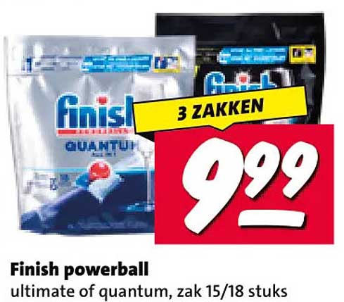 Finish powerball ultimate of quantum, zak 15/18 stuks 3 ZAKKEN