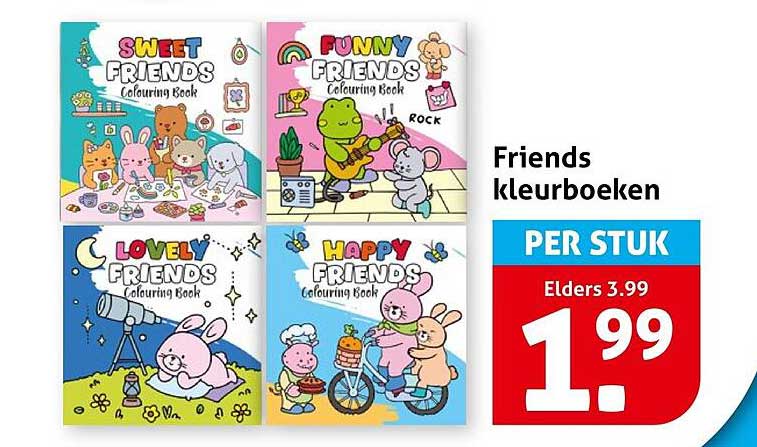 Friends kleurboeken PER STUK