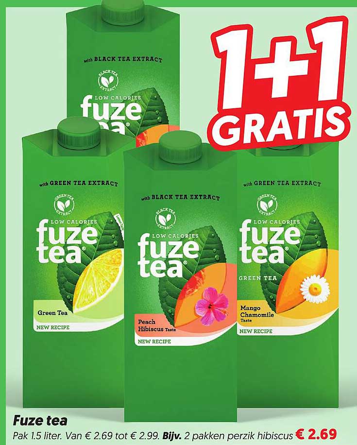 Fuze tea 1+1 gratis