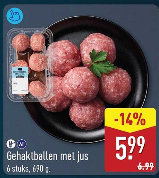 Gehaktballen met jus