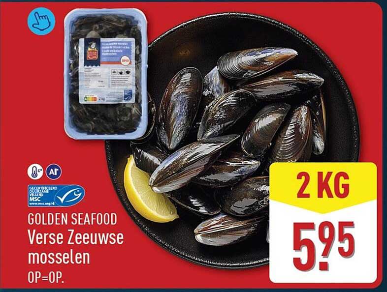 GOLDEN SEAFOOD Verse Zeeuwse mosselen