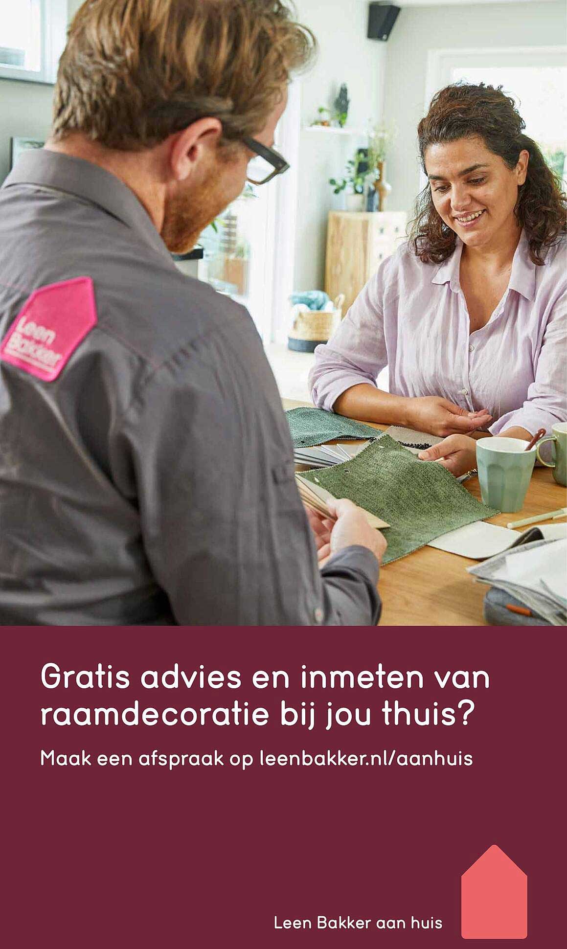 Gratis advies en inmeten van raamdecoratie bij jou thuis?