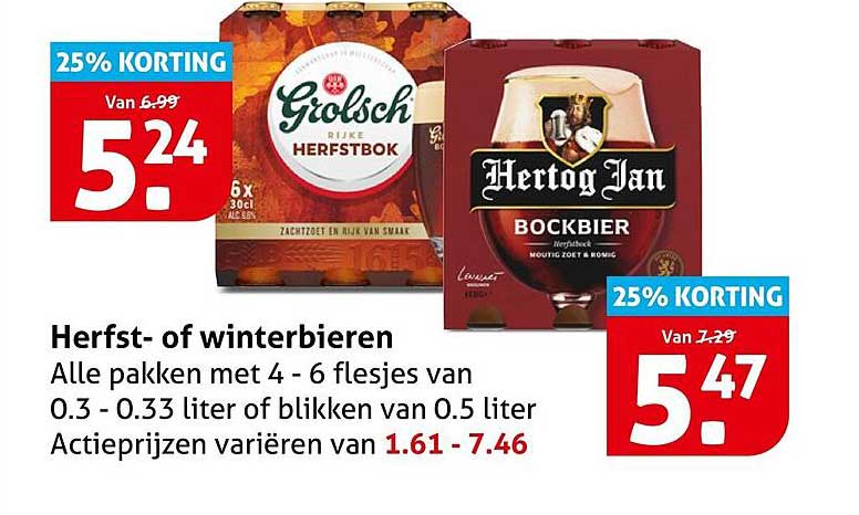 Herfst- of winterbieren