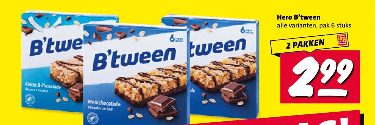 Hero B’tween alle varianten, pak 6 stuks