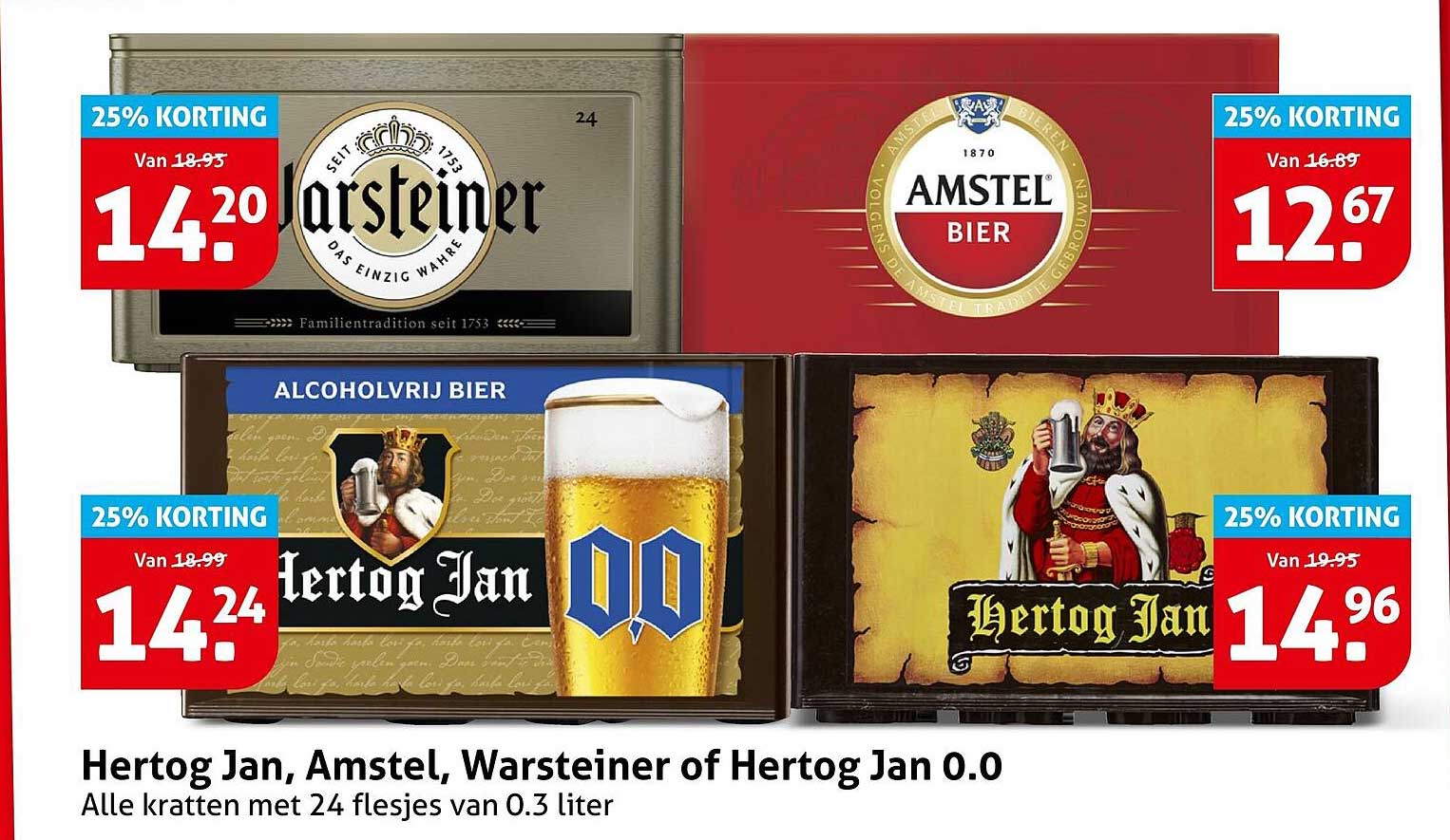 Hertog Jan, Amstel, Warsteiner of Hertog Jan 0.0