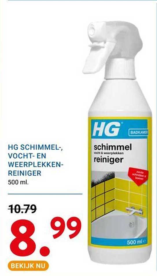 HG schimmel-, vocht- en weerplekken-reiniger 500 ml.