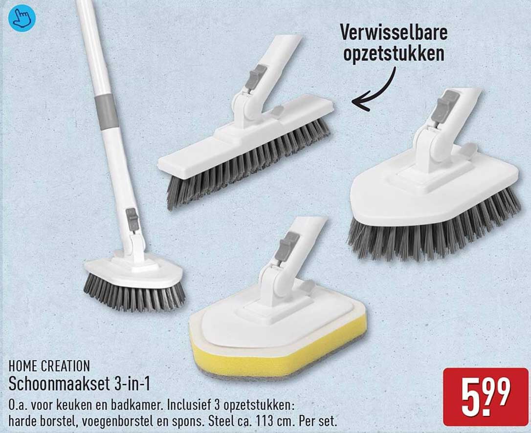 HOME CREATION Schoonmaakset 3-in-1
