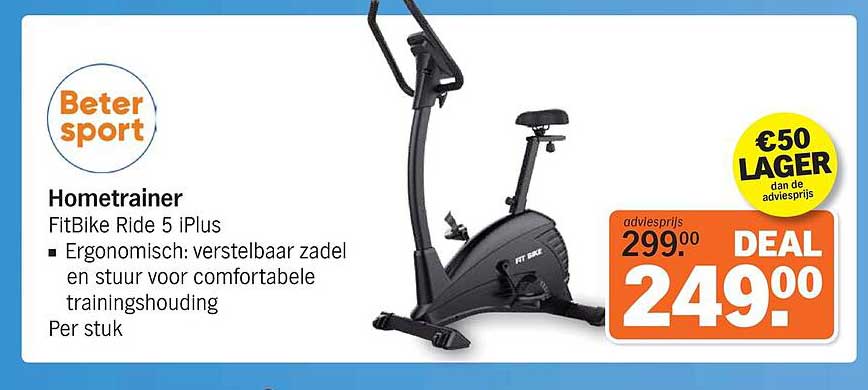 Hometrainer FitBike Ride 5 iPlus