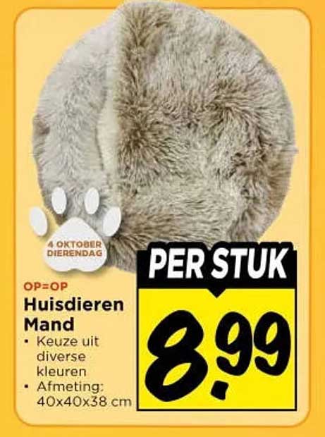 Huisdieren Mand