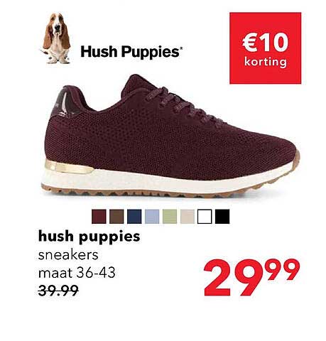 Hush Puppies sneakers €10 korting