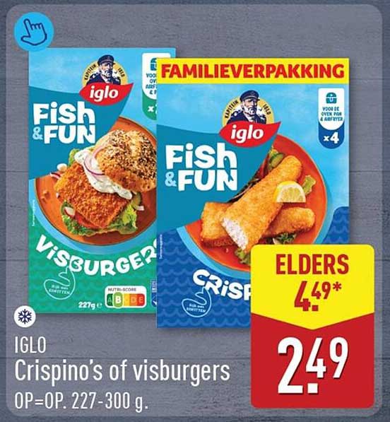 IGLO Crispino's of visburgers