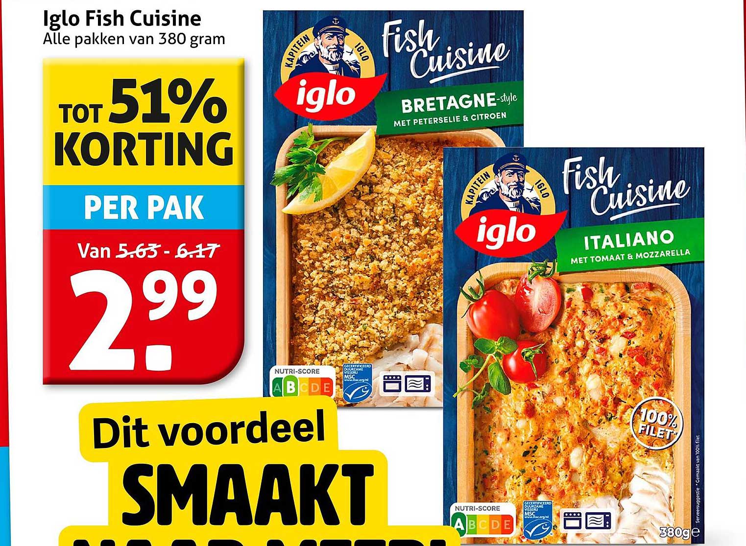 Iglo Fish Cuisine Alle pakken van 380 gram
