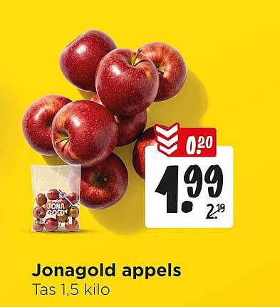 Jonagold appels Tas 1,5 kilo
