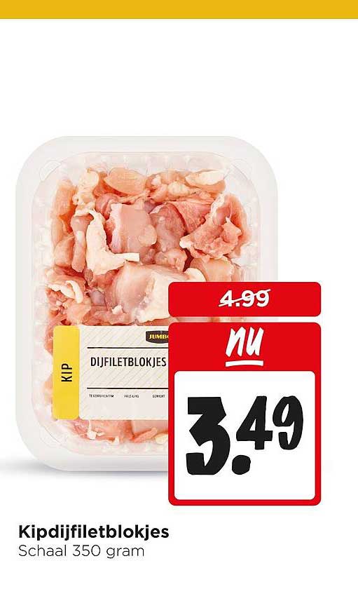 Kipdijfiletblokjes