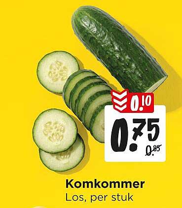 Komkommer Los, per stuk