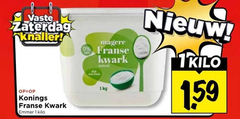 Konings Franse Kwark Emmer 1 kilo