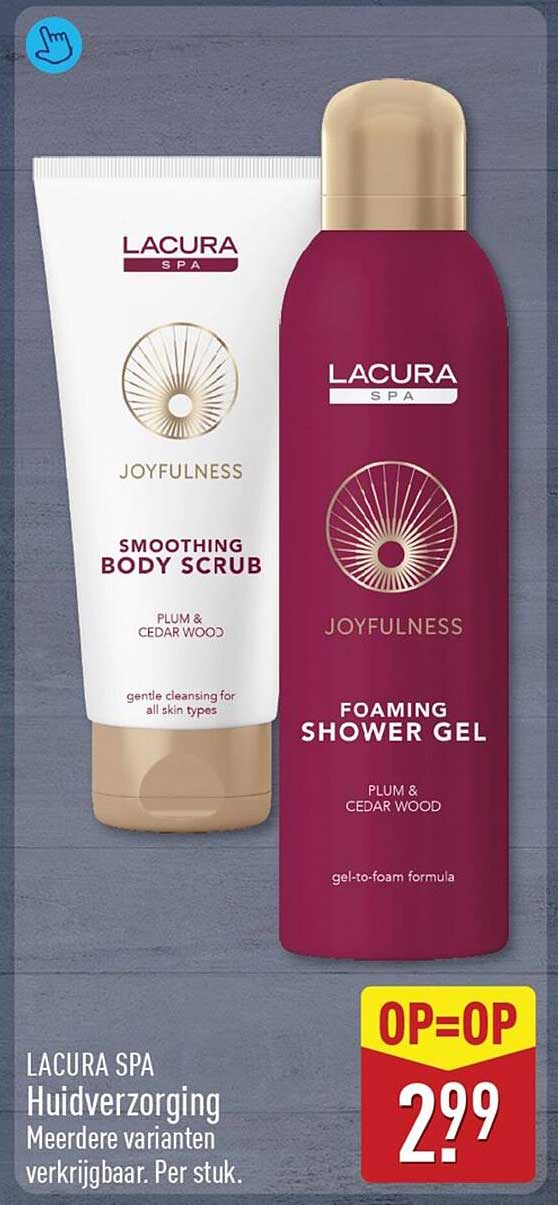 LACURA SPA Huidverzorging Meerdere varianten verkrijgbaar. Per stuk. OP=OP