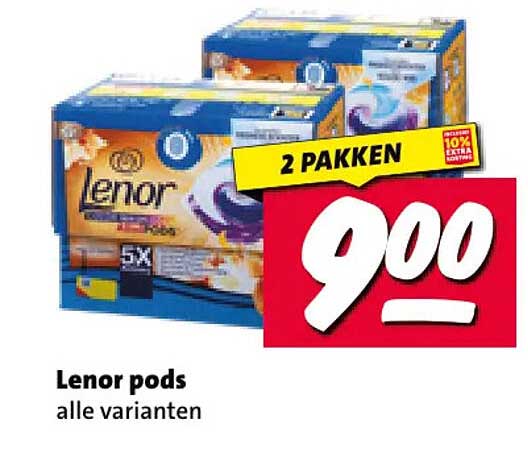 Lenor pods alle varianten 2 pakken