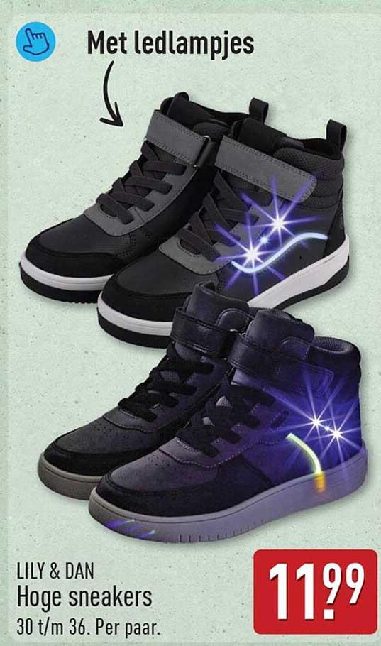 LILY & DAN Hoge sneakers