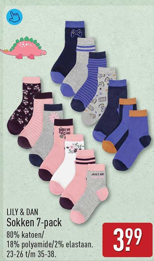 LILY & DAN Sokken 7-pack