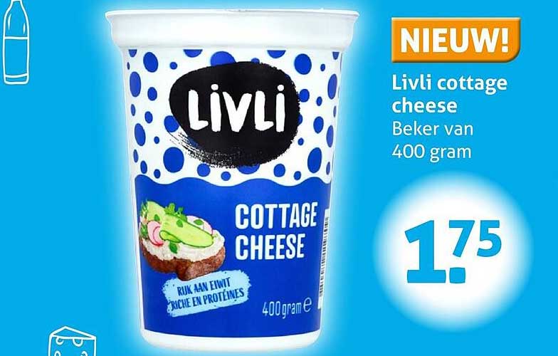 Livli cottage cheese Beker van 400 gram