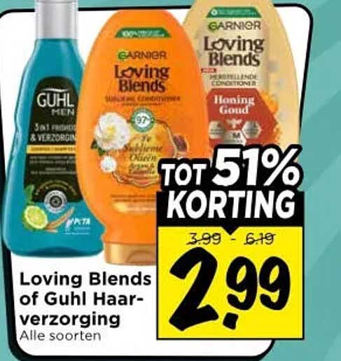 Loving Blends of Guhl Haarverzorging Alle soorten TOT 51% KORTING