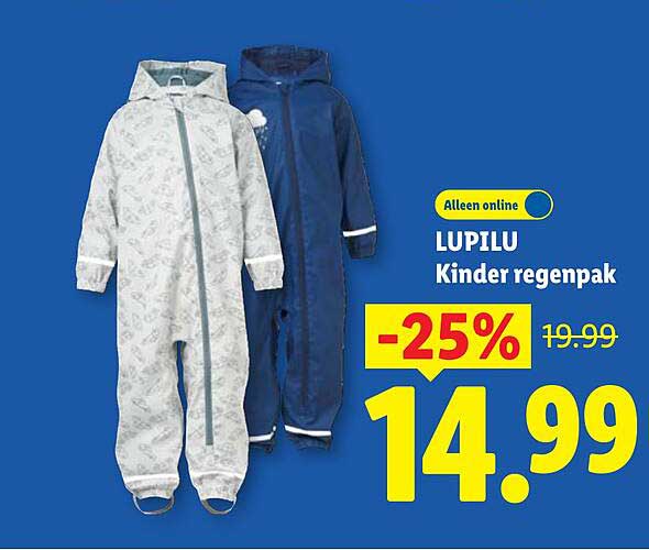 LUPILU Kinder regenpak -25%
