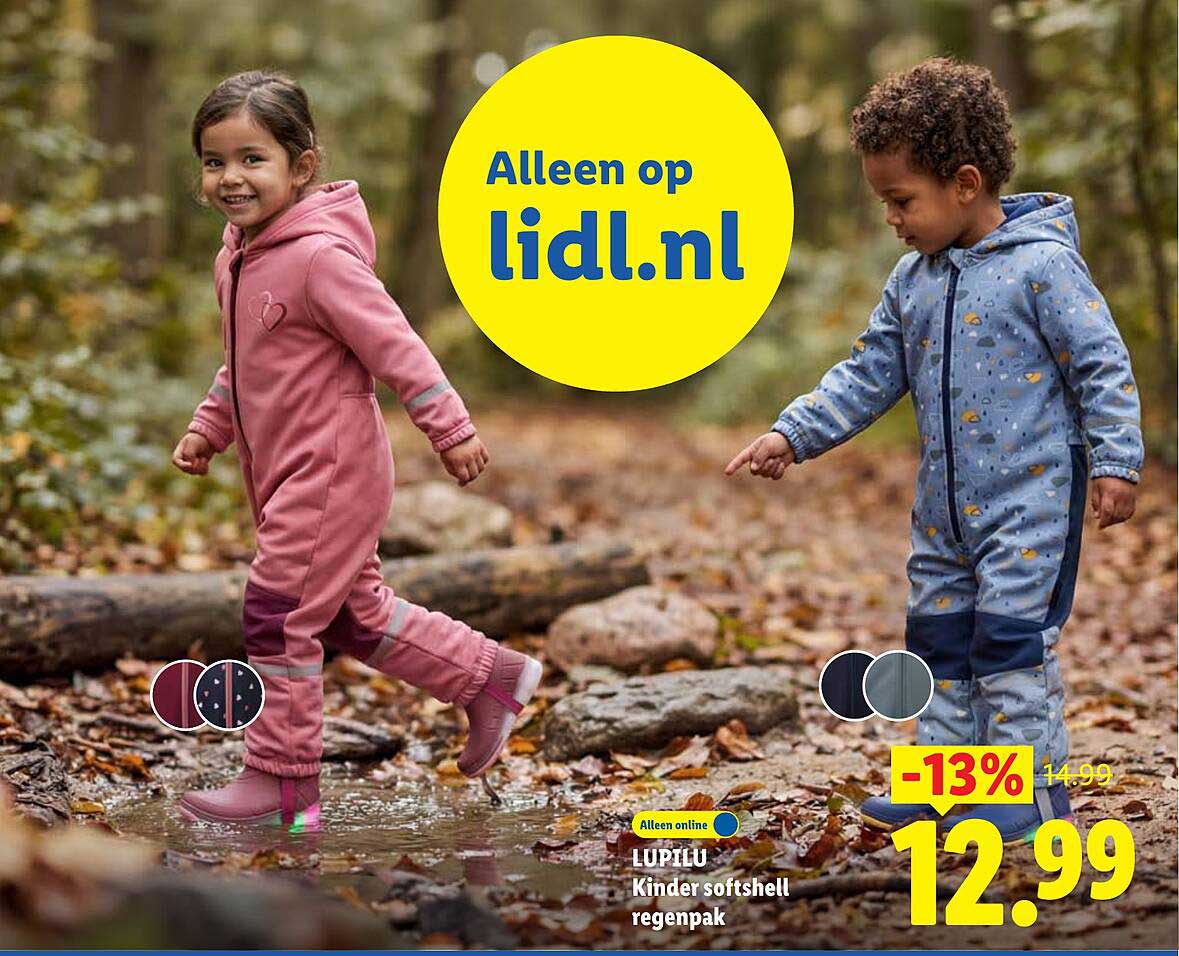 LUPILU Kinder softshell regenpak