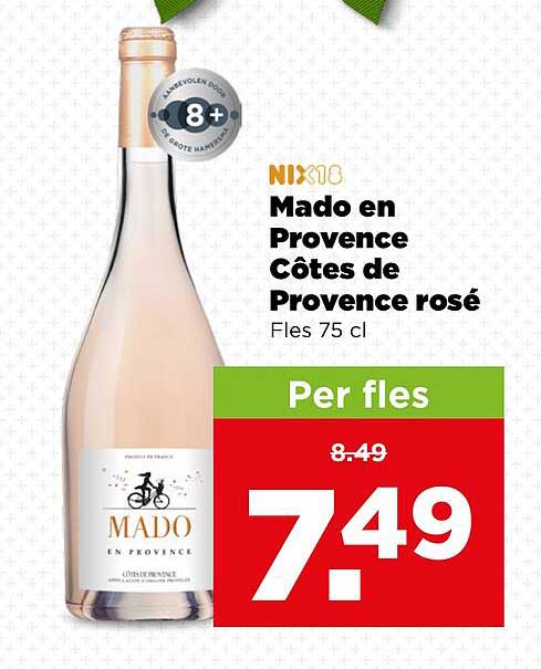 Mado en Provence Côtes de Provence rosé Fles 75 cl