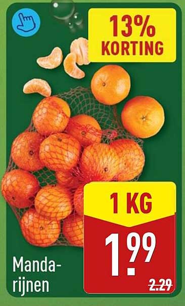 Mandarijnen 13% KORTING
