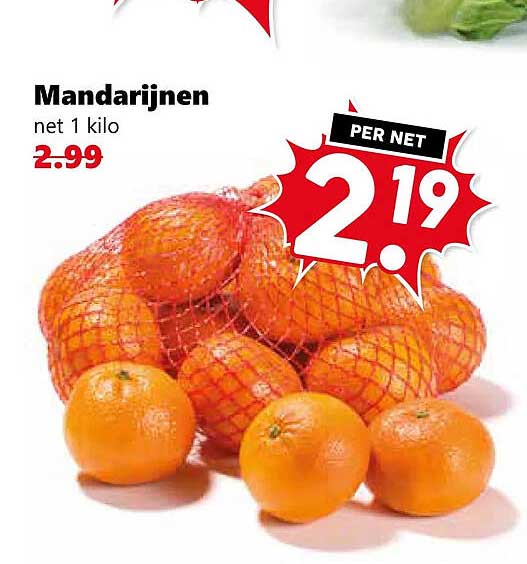 Mandarijnen net 1 kilo