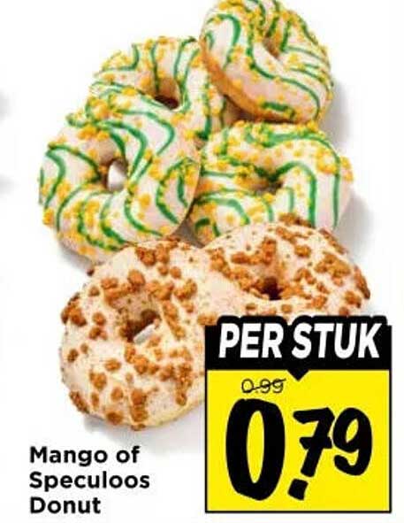 Mango of Speculoos Donut