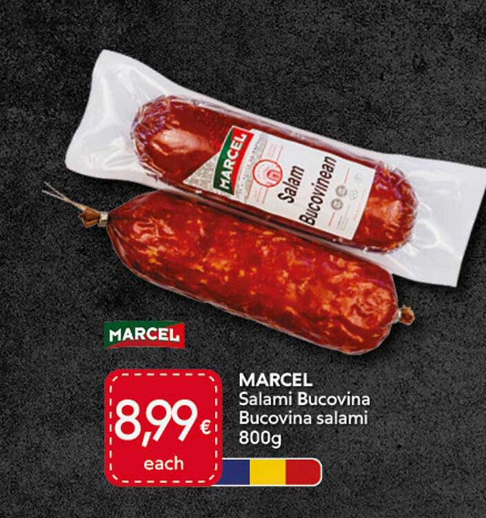 MARCEL Salami Bucovina Bucovina salami 800g