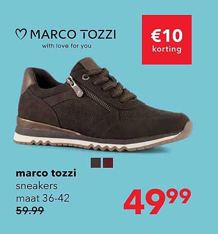 marco tozzi sneakers maat 36-42
