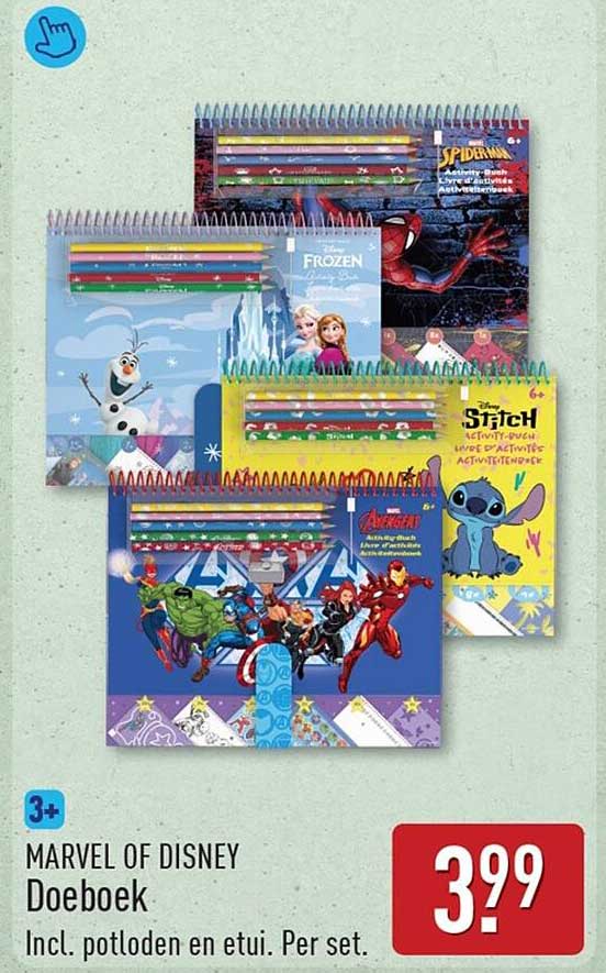 MARVEL OF DISNEY Doeboek