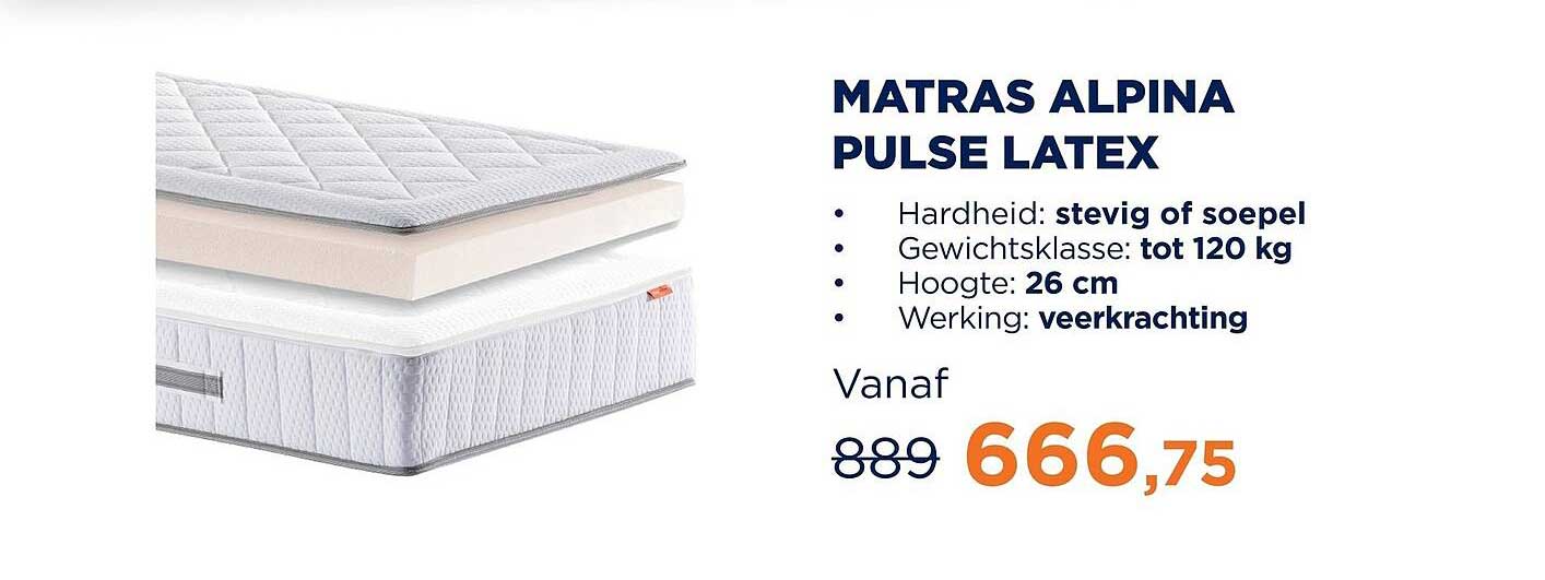 MATRAS ALPINA PULSE LATEX