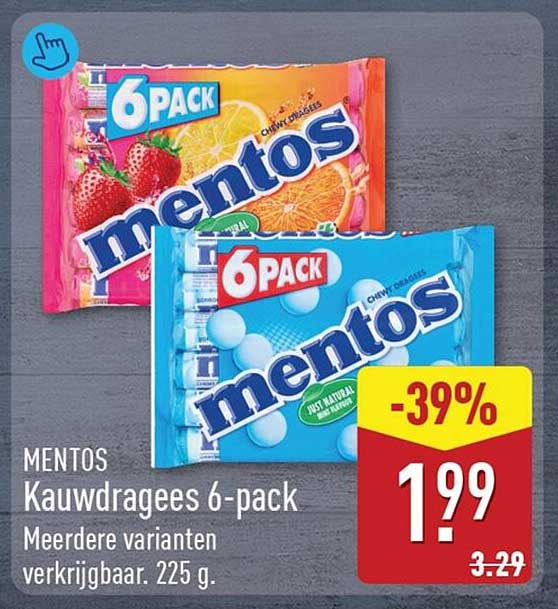 MENTOS Kaugdragees 6-pack