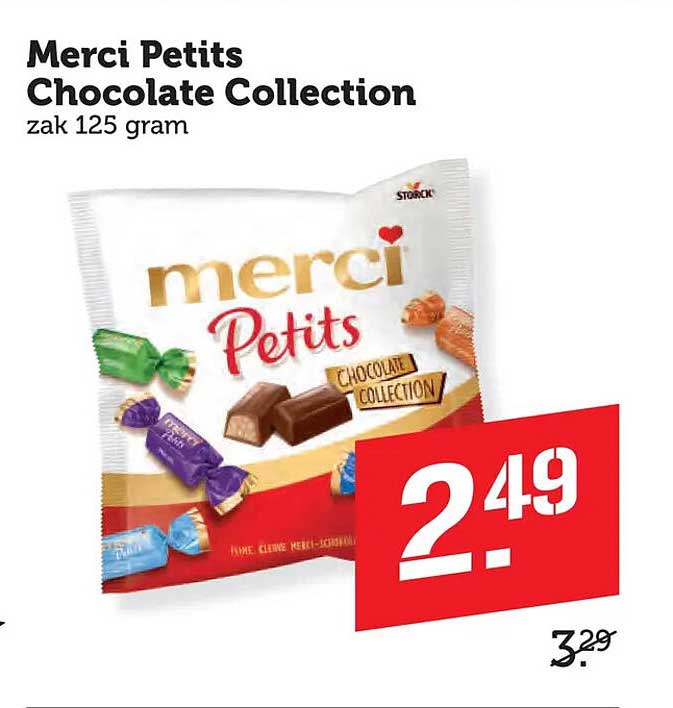 Merci Petits Chocolate Collection zak 125 gram