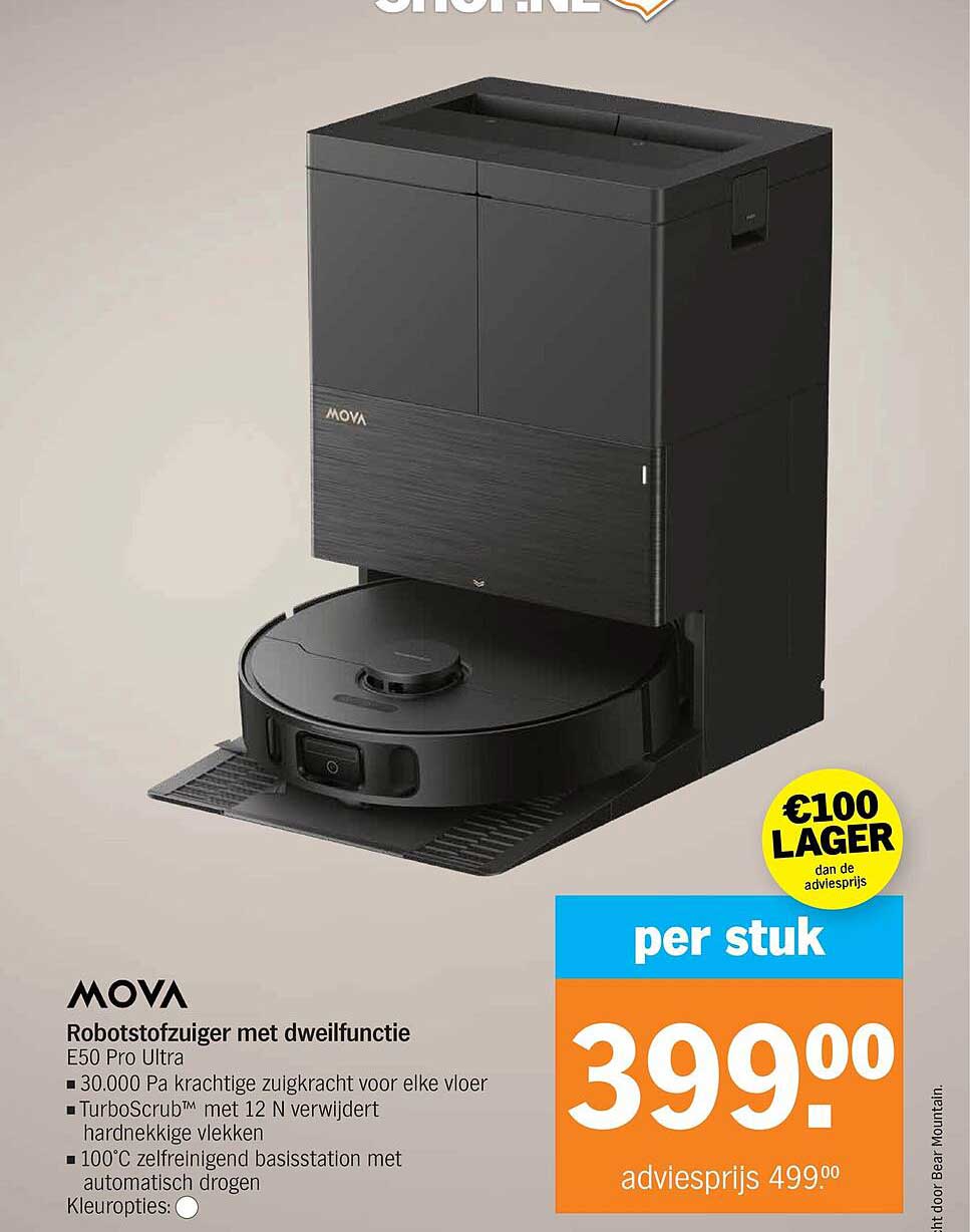 MOVA Robotstofzuiger met dweilfunctie E50 Pro Ultra