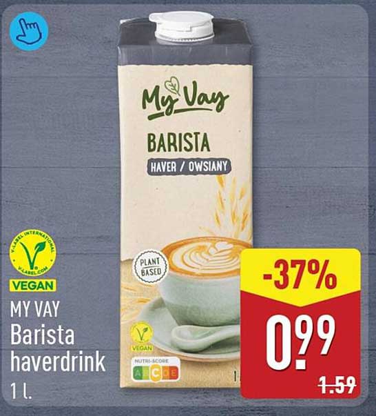 My Vay Barista haverdrink 1 l. -37%