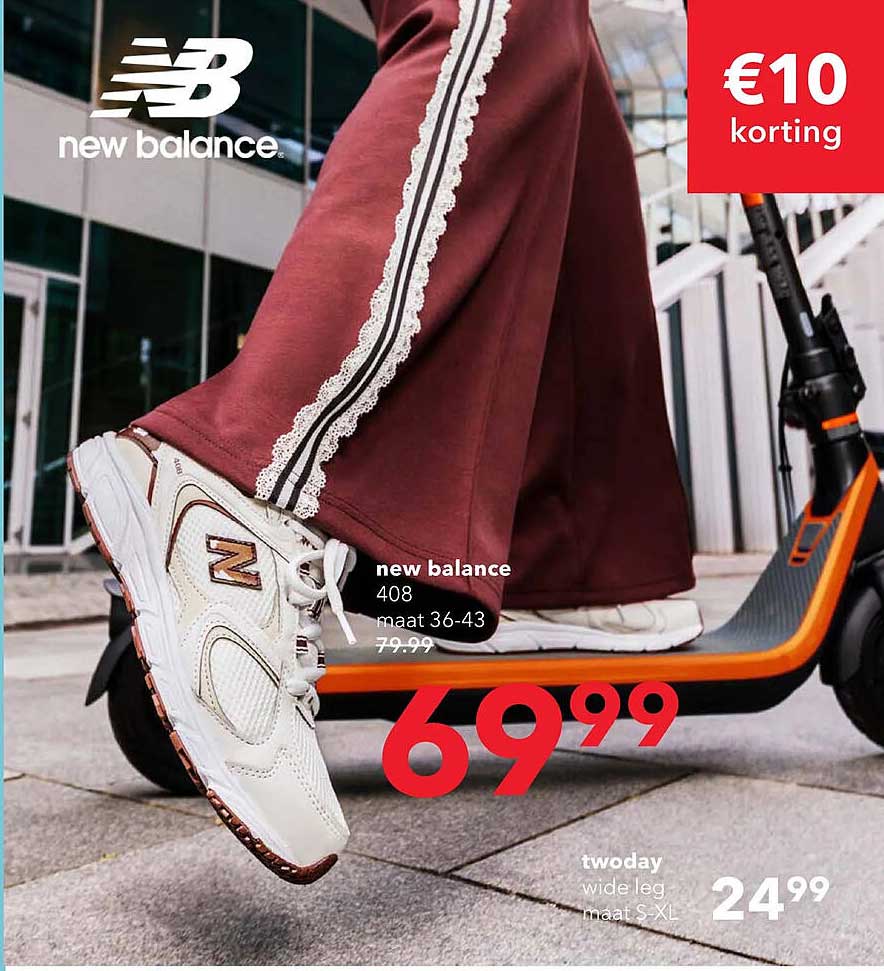 new balance 408 maat 36-43 €10 korting