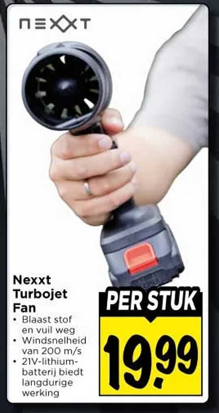 Nexxt Turbojet Fan PER STUK