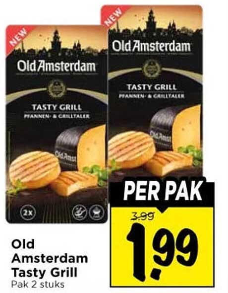 Old Amsterdam Tasty Grill Pak 2 stuks