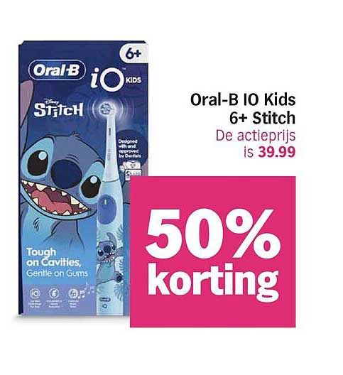 Oral-B IO Kids 6+ Stitch 50% korting